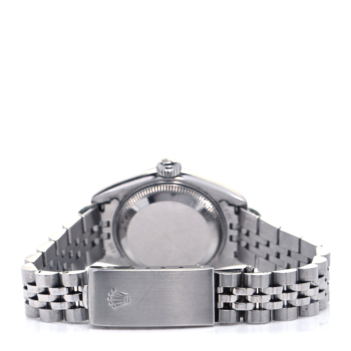 Stainless Steel 18K White Gold Diamond Pink Mother of Pearl 26mm Oyster Perpetual Datejust Watch 79174