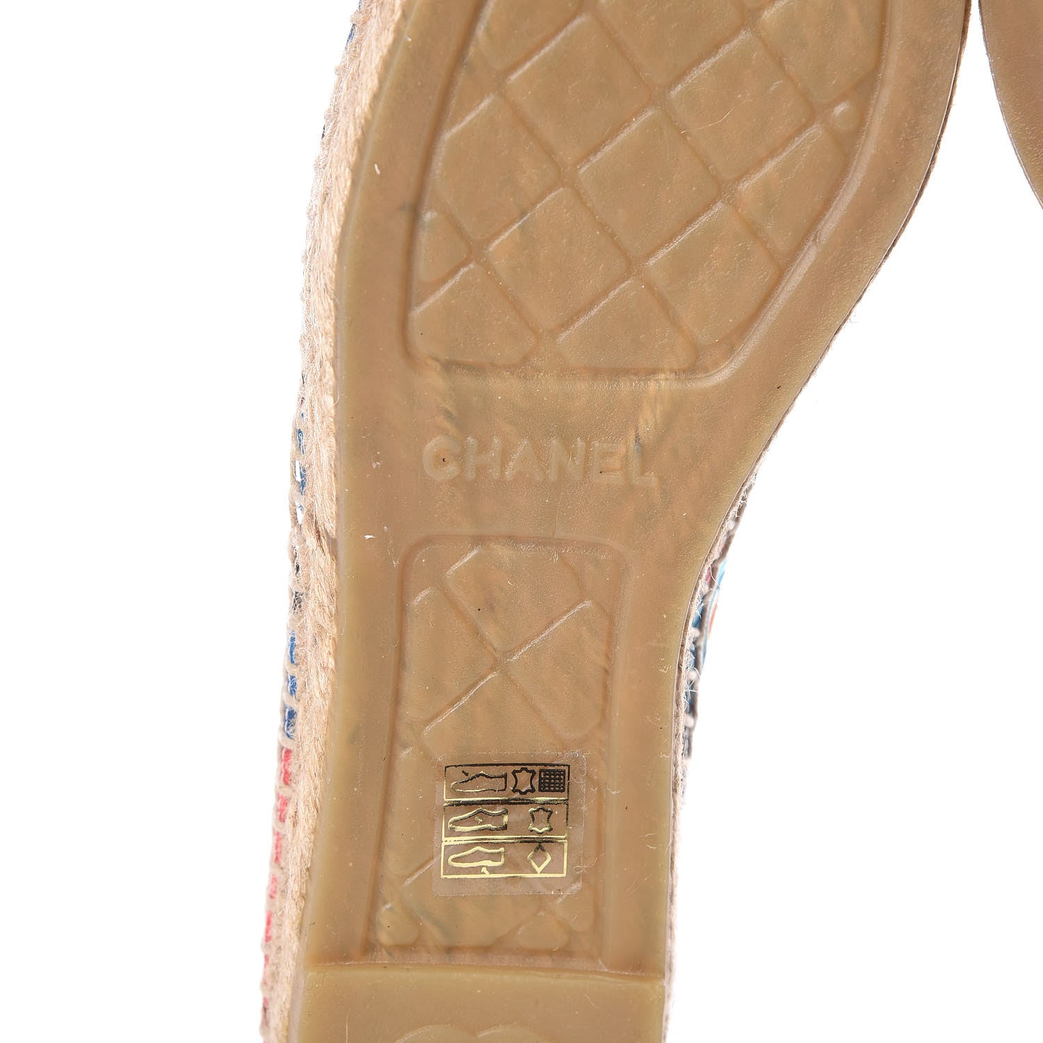 Chanel Patent Fabric CC Espadrilles 39 Multicolor Black 7 of 10