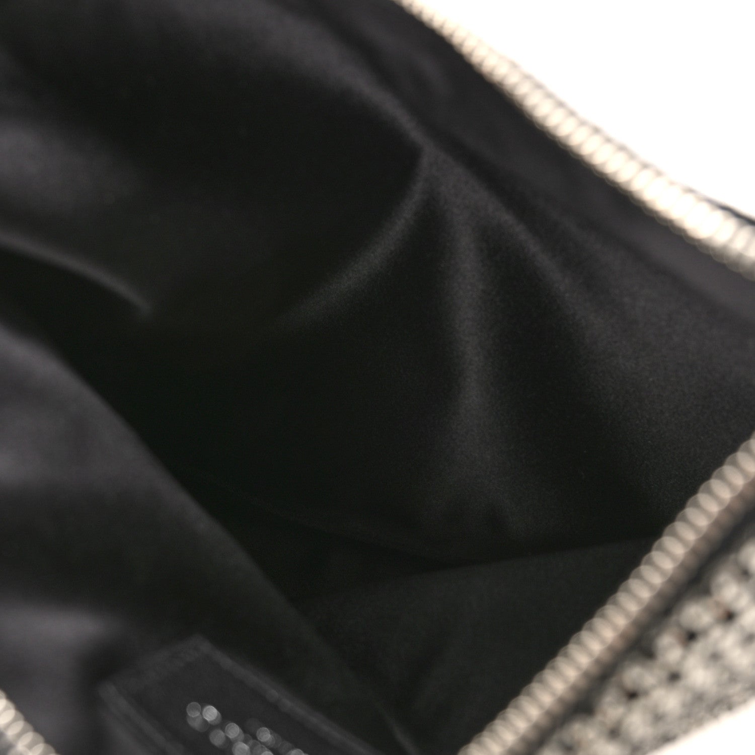 Jimmy Choo Suede Crystal Callie Tassel Shoulder Bag Silver 5 of 10
