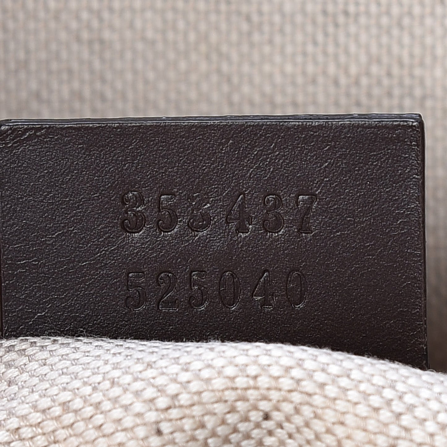 GG Supreme Monogram Medium Zippered Tote Dark Brown
