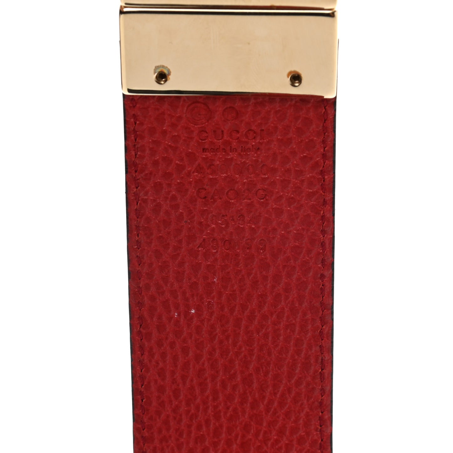 Calfskin 1973 Reversible Belt 85 34 Black Red