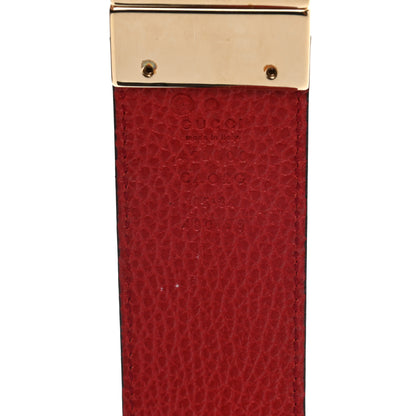 Gucci Calfskin 1973 Reversible Belt 85 34 Black Red 3 of 5