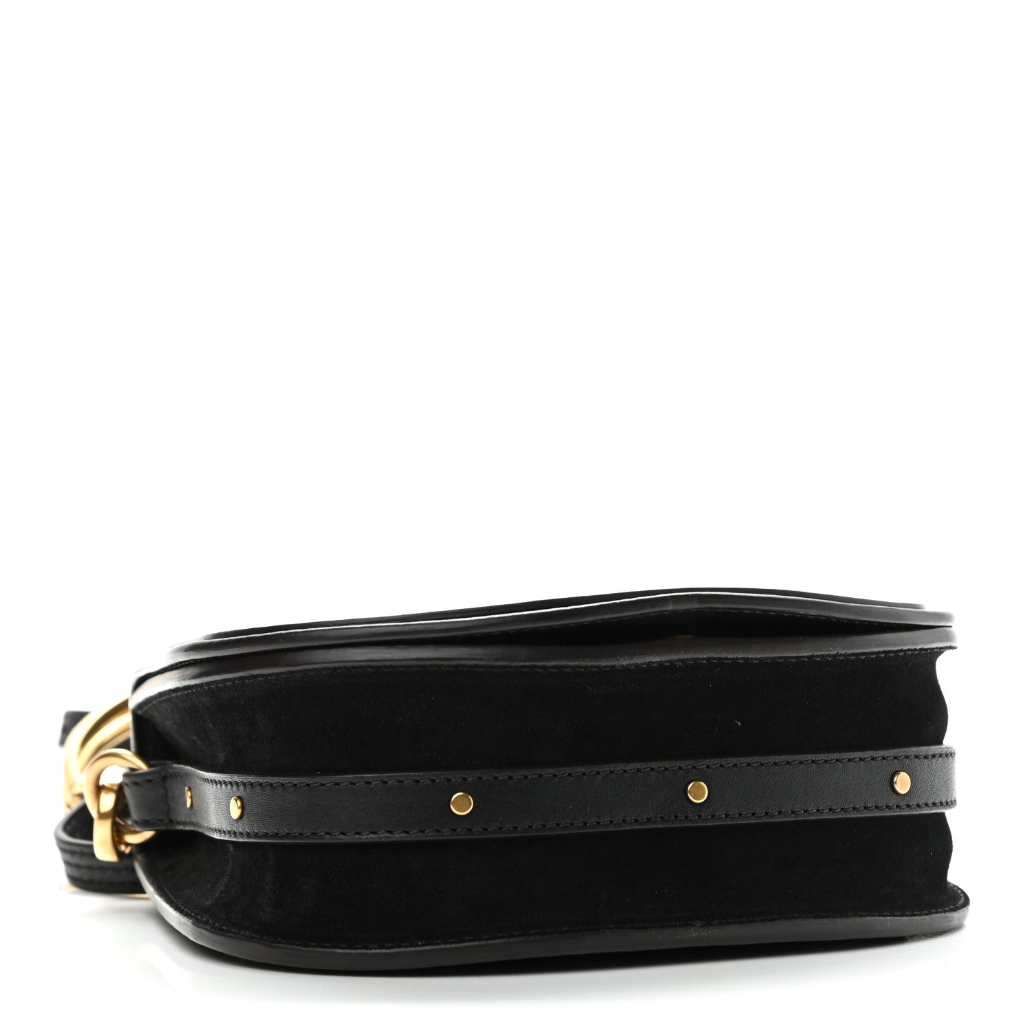 Chloe Calfskin Small Nile Bracelet Bag Black 4 of 10