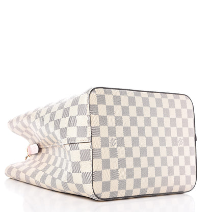 Louis Vuitton Damier Azur Neonoe MM Eau De Rose 4 of 6