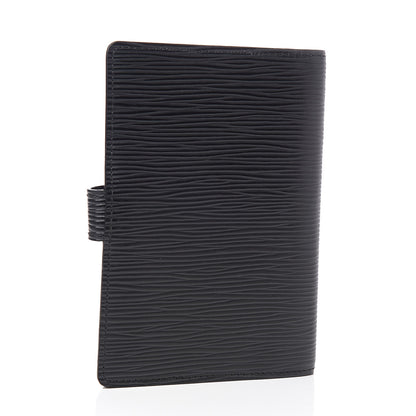 Louis Vuitton Epi Small Ring Agenda Cover Black 3 of 6