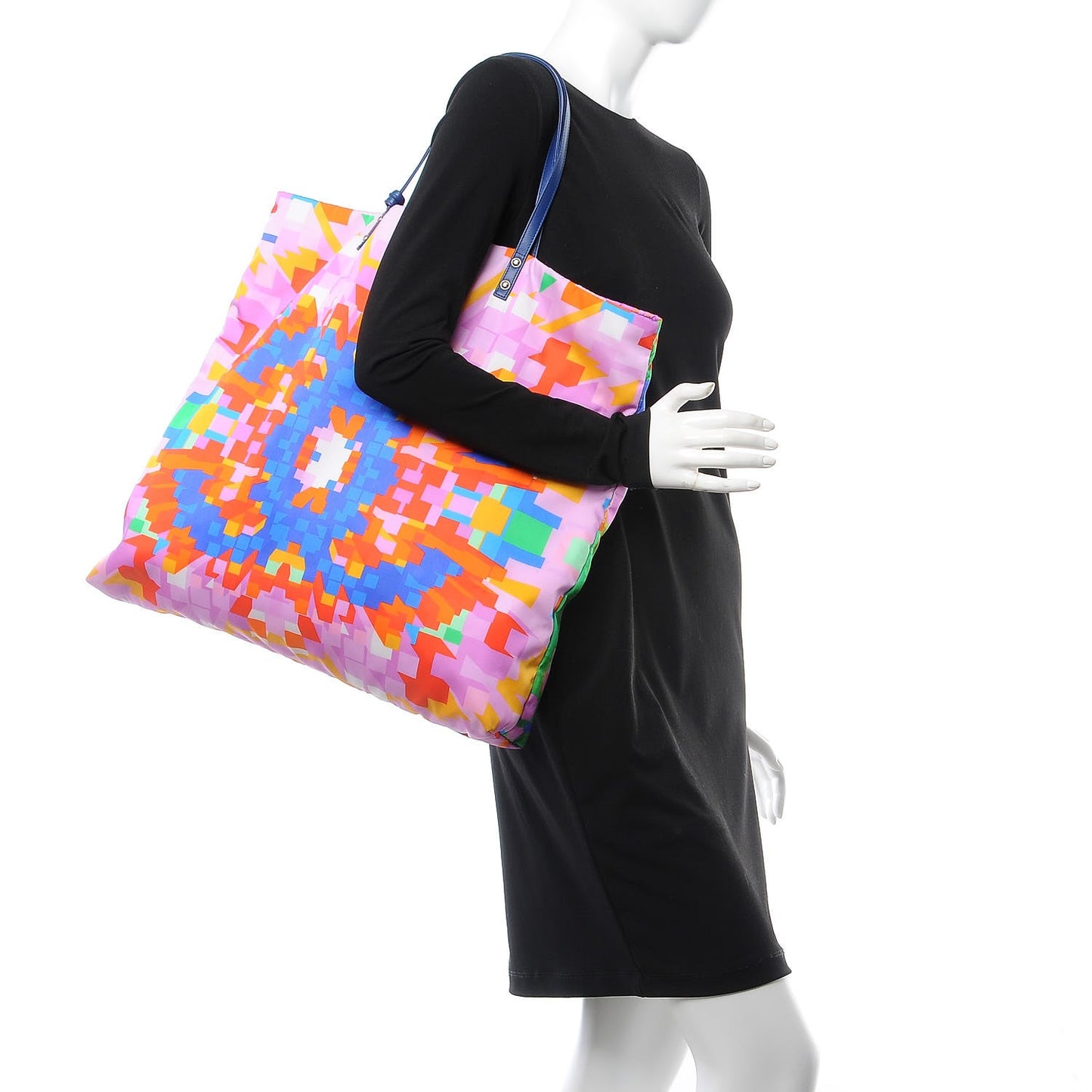 Nylon Printed CC Tote Multicolor