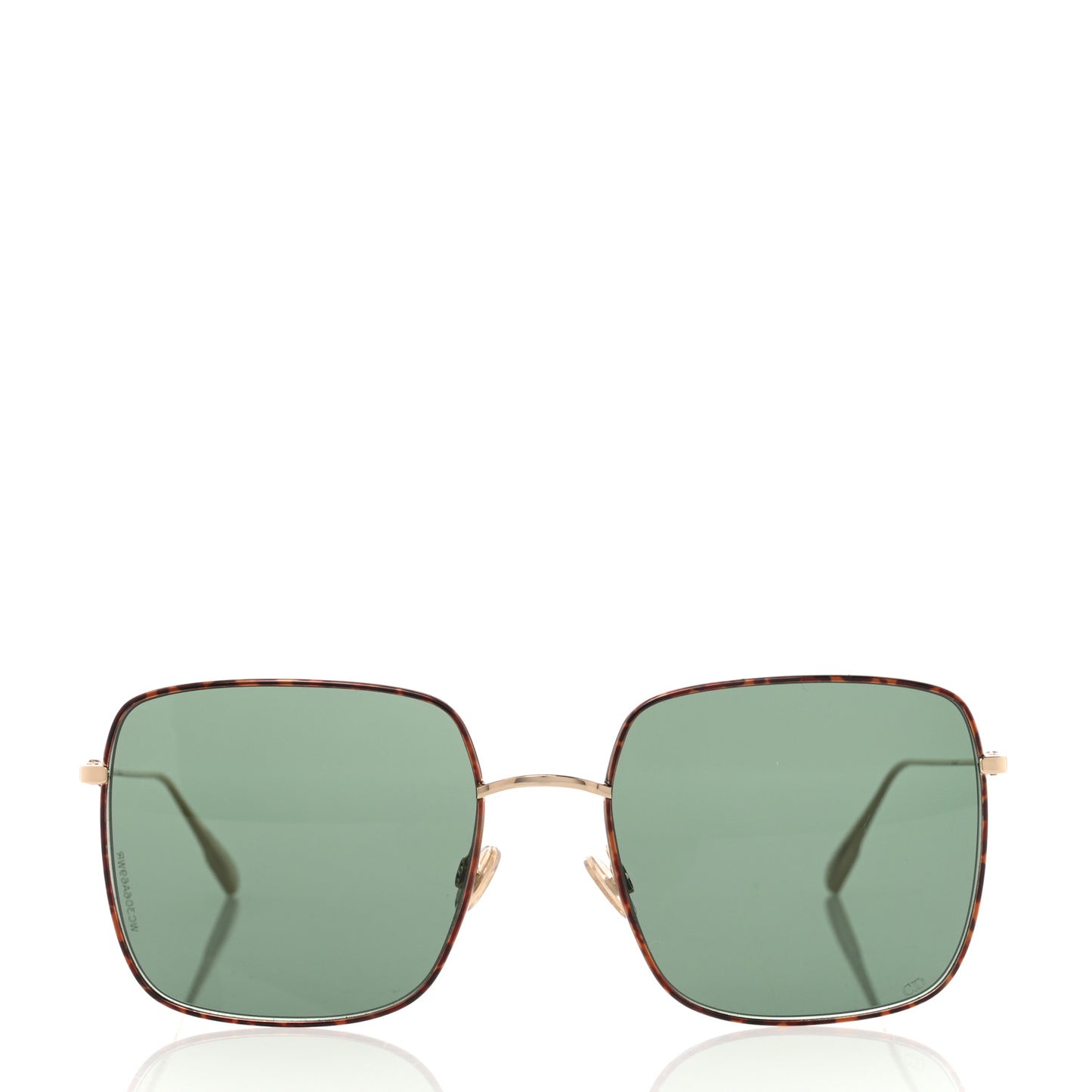Metal DiorStellaire 1 Sunglasses Rose Gold Green