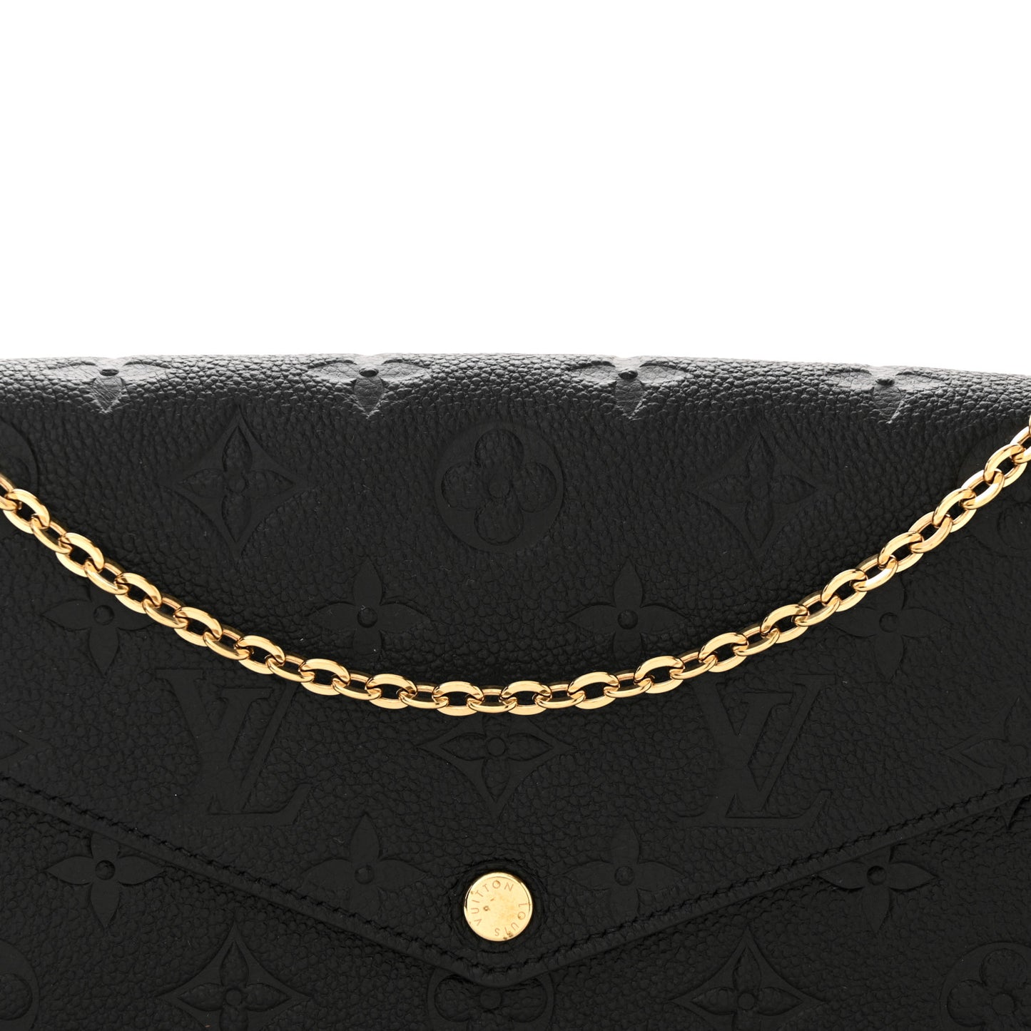 Empreinte Pochette Felicie Chain Wallet Black