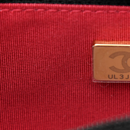 Chanel Goatskin Quilted Chanel 19 Wallet On Chain WOC Black 8 of 10