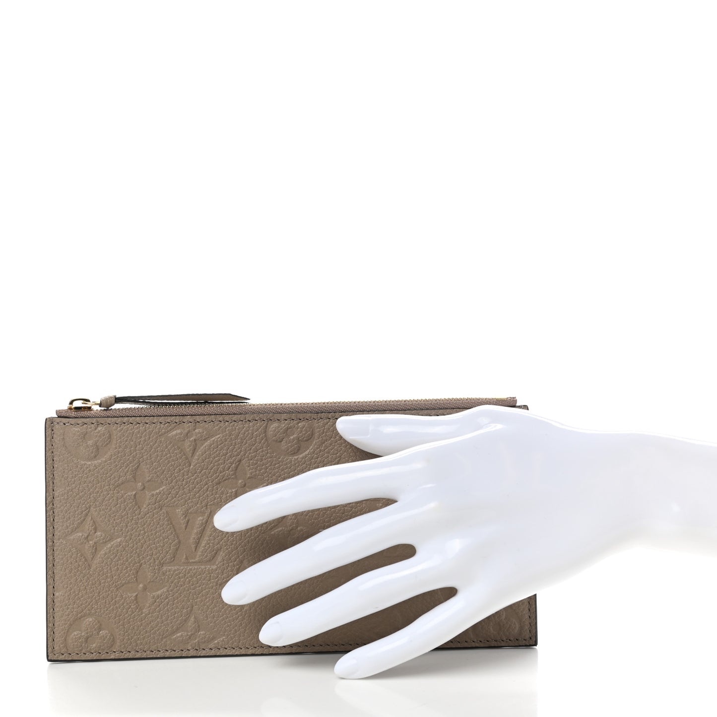 Empreinte Felicie Chain Wallet Zippered Insert Tourterelle
