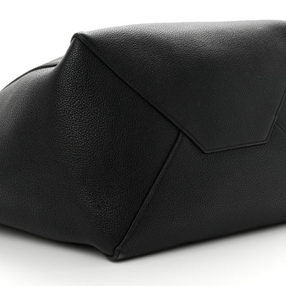 Celine Soft Grained Calfskin Medium Belt Cabas Phantom Black 8 of 16