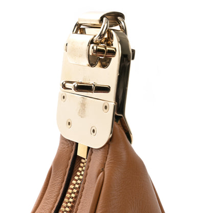 Gucci Aria Calfskin Web Small Attache Shoulder Bag Orange 11 of 11