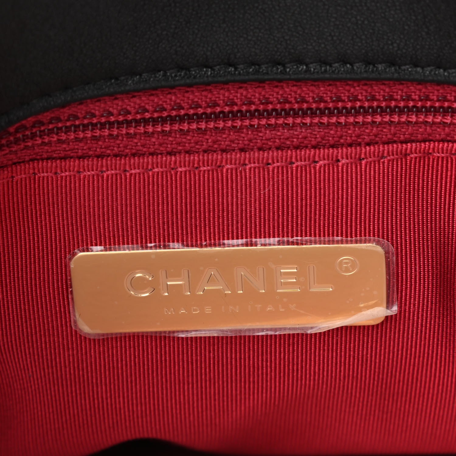 Chanel Lambskin Quilted Large Chanel 19 Flap Black 8 of 9