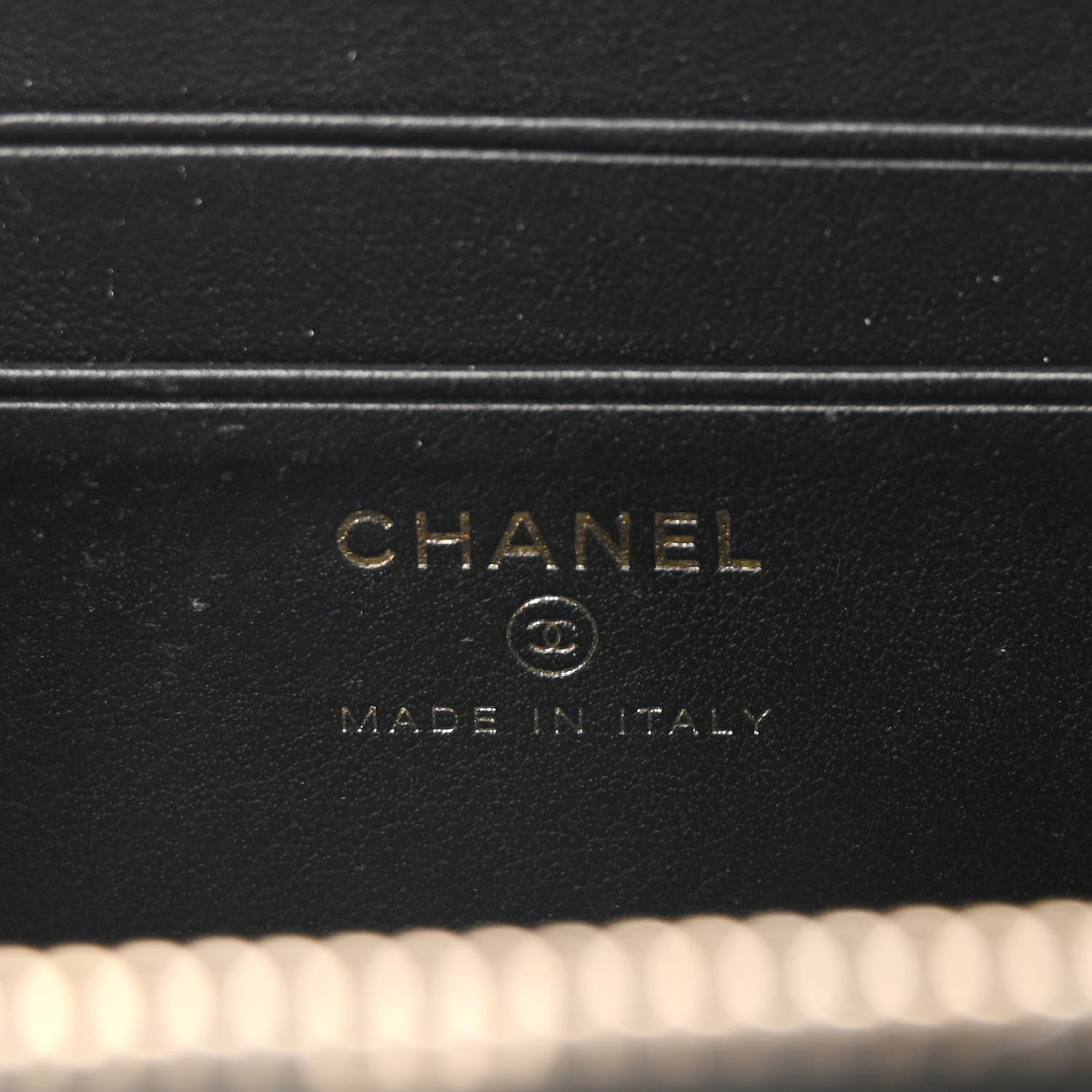 Chanel Caviar Quilted CC Filigree Vanity Clutch With Chain Black 6 of 10