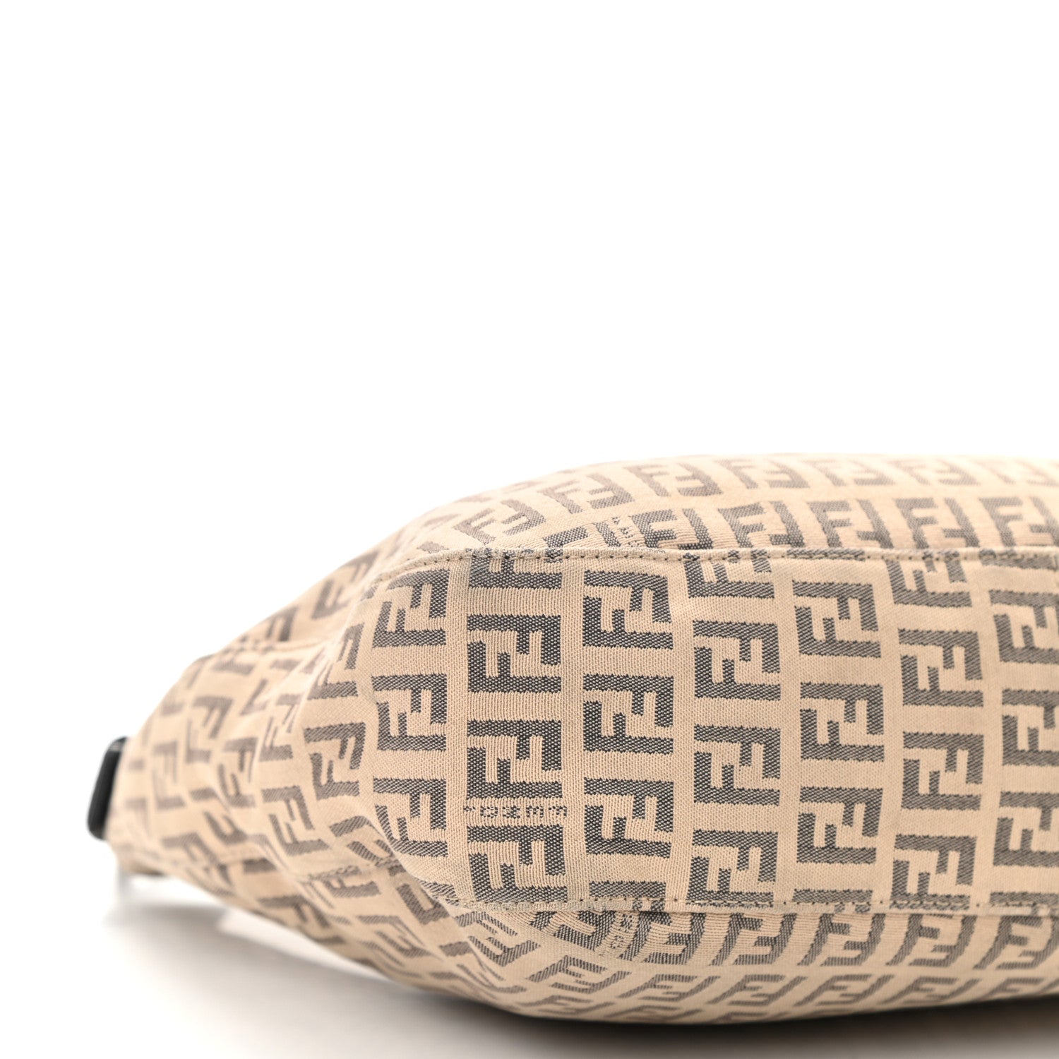 Fendi Zucchino Vitello Hobo Beige Black 9 of 12