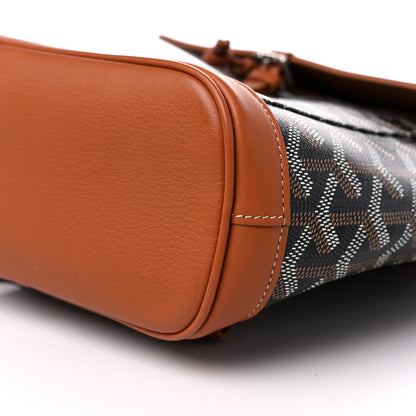 Goyard Goyardine Calfskin Mini Alpin Backpack Black Gold 7 of 7