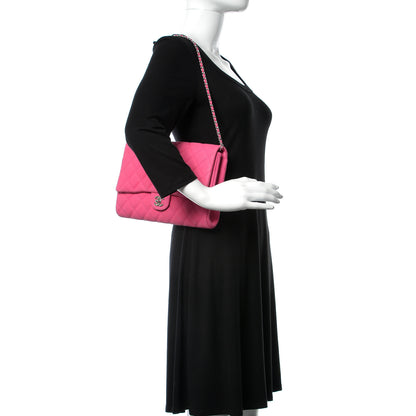 Chanel Iridescent Caviar Clutch with Chain Flap Pink 2 of 14