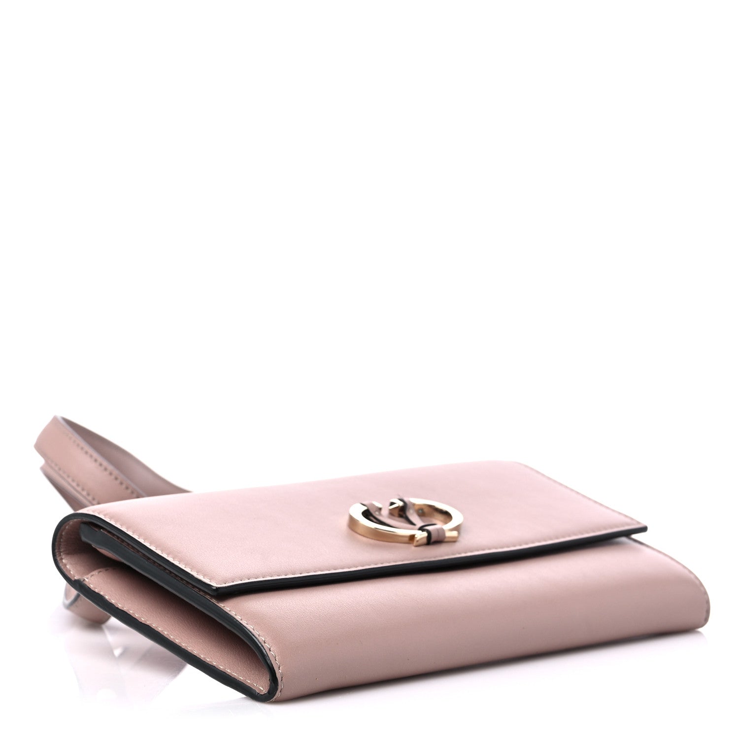 Valentino Garavani Calfskin V Rivet Shoulder Bag Poudre 5 of 10