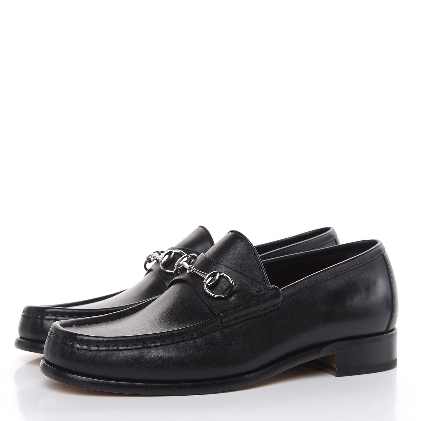 Calfskin Mens 1953 Horsebit Loafers 9.5 Black