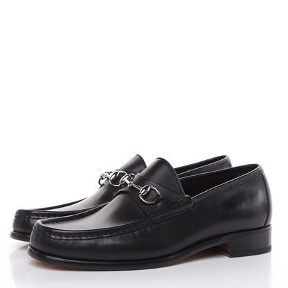 Gucci Calfskin Mens 1953 Horsebit Loafers 9.5 Black 3 of 10