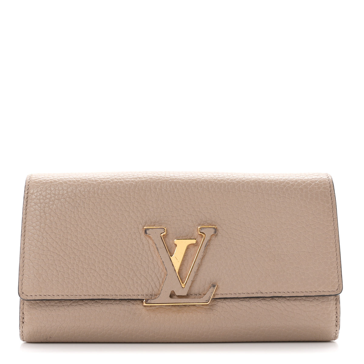 Louis Vuitton Taurillon Capucines Wallet Galet 1 of 9