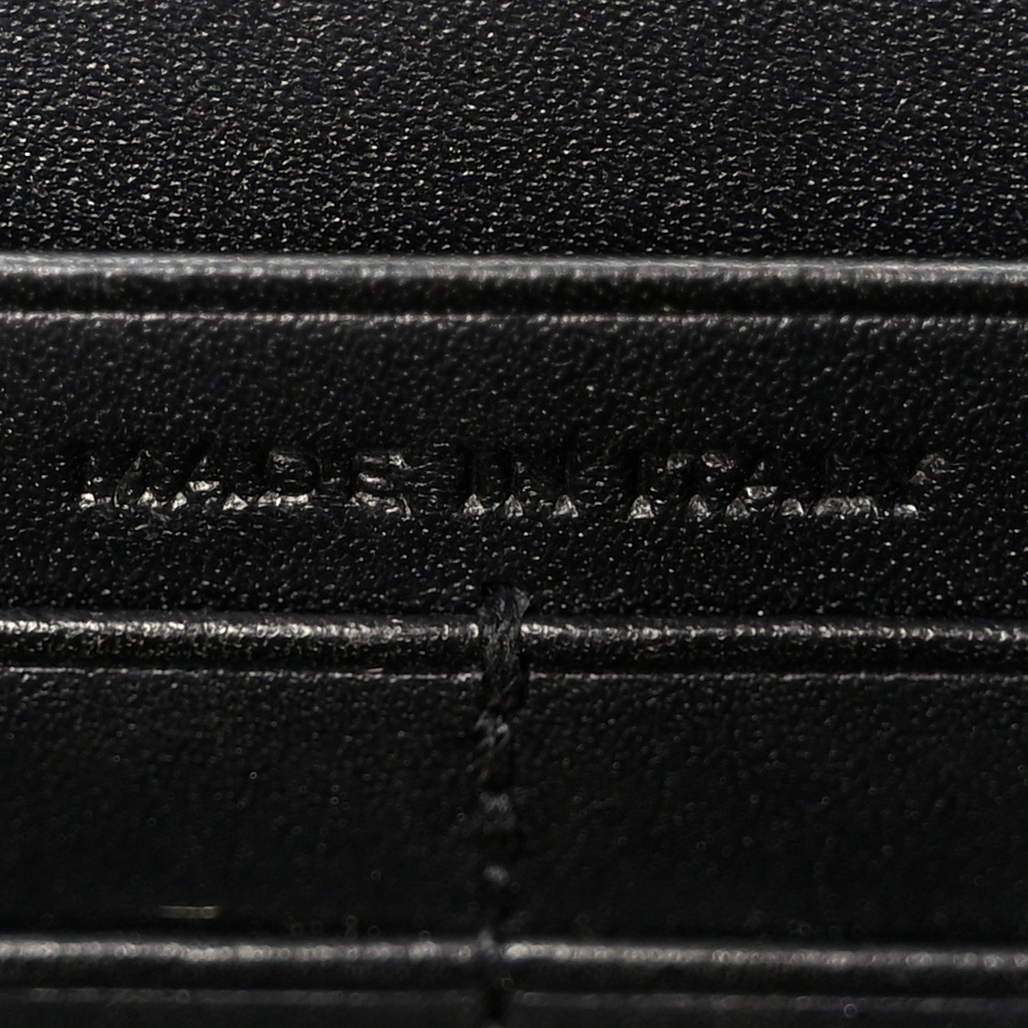 Saint Laurent Smooth Calfskin Classic Monogram Kate Tassel Chain Wallet Black 6 of 9