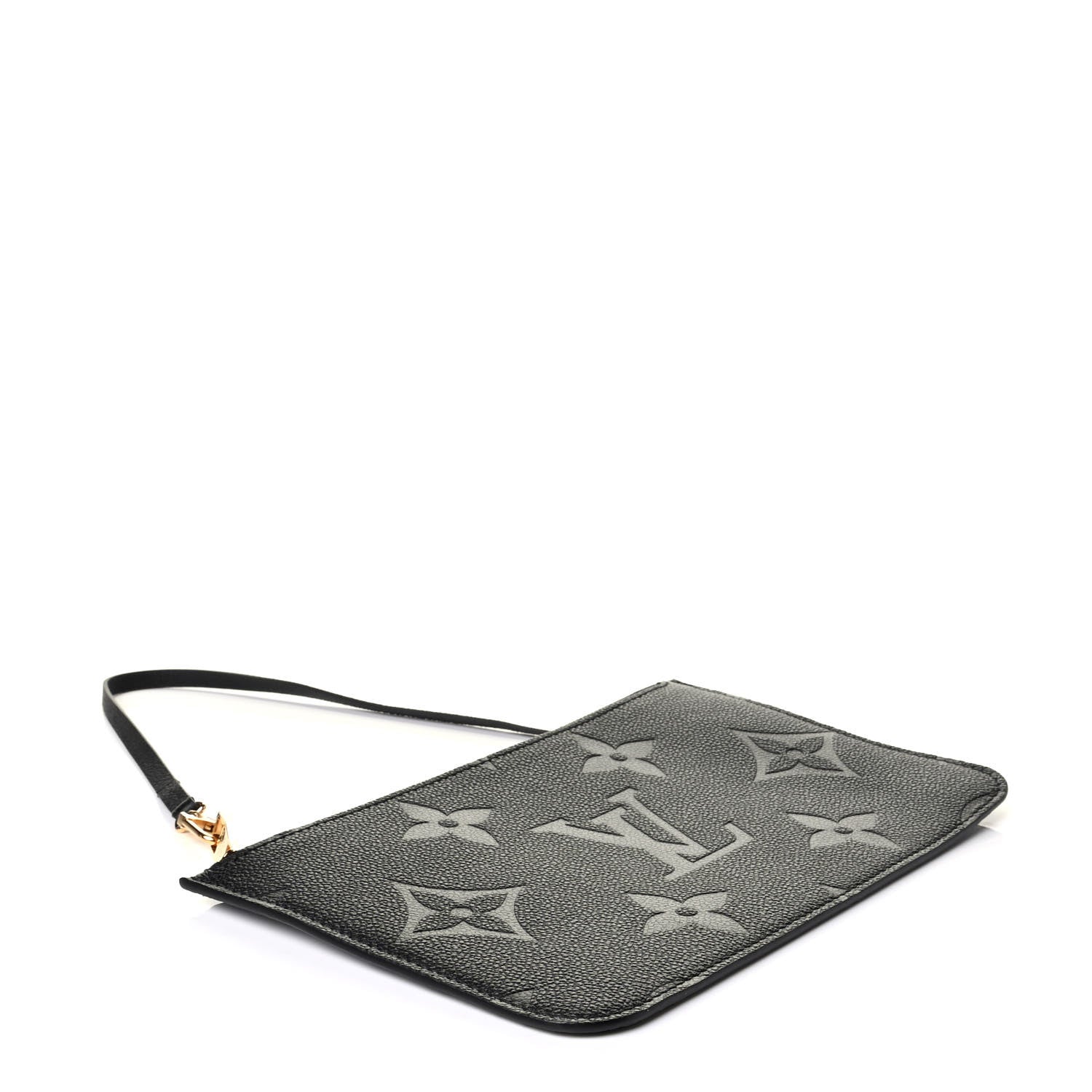 Louis Vuitton Empreinte Monogram Giant Neverfull MM Pochette Black 3 of 5