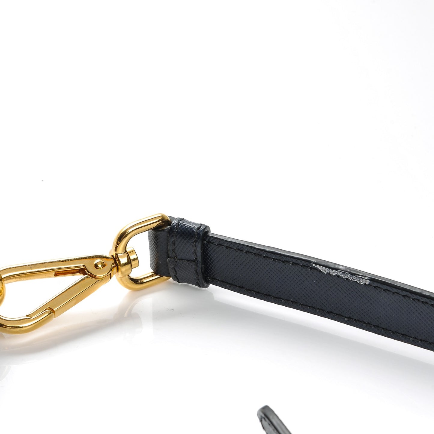 Tessuto Nylon Saffiano Crossbody Bag Blue