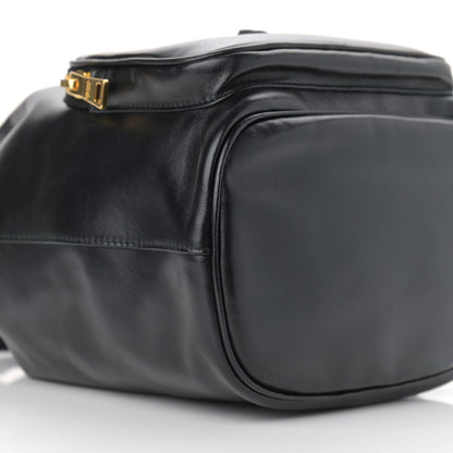 Prada Soft Calfskin Saffiano Mini Bucket Crossbody Bag Black 8 of 9