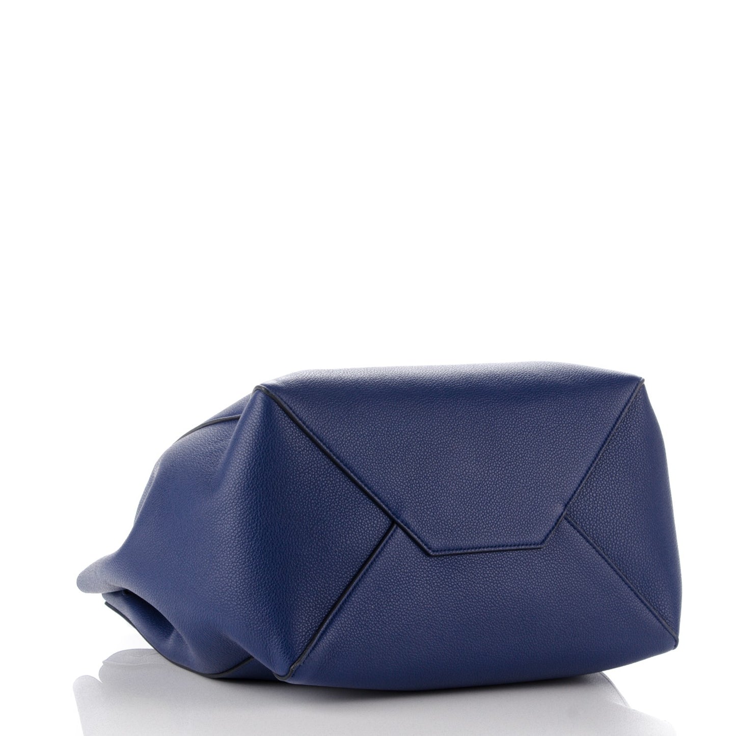 Soft Grained Calfskin Small Belt Cabas Phantom Indigo