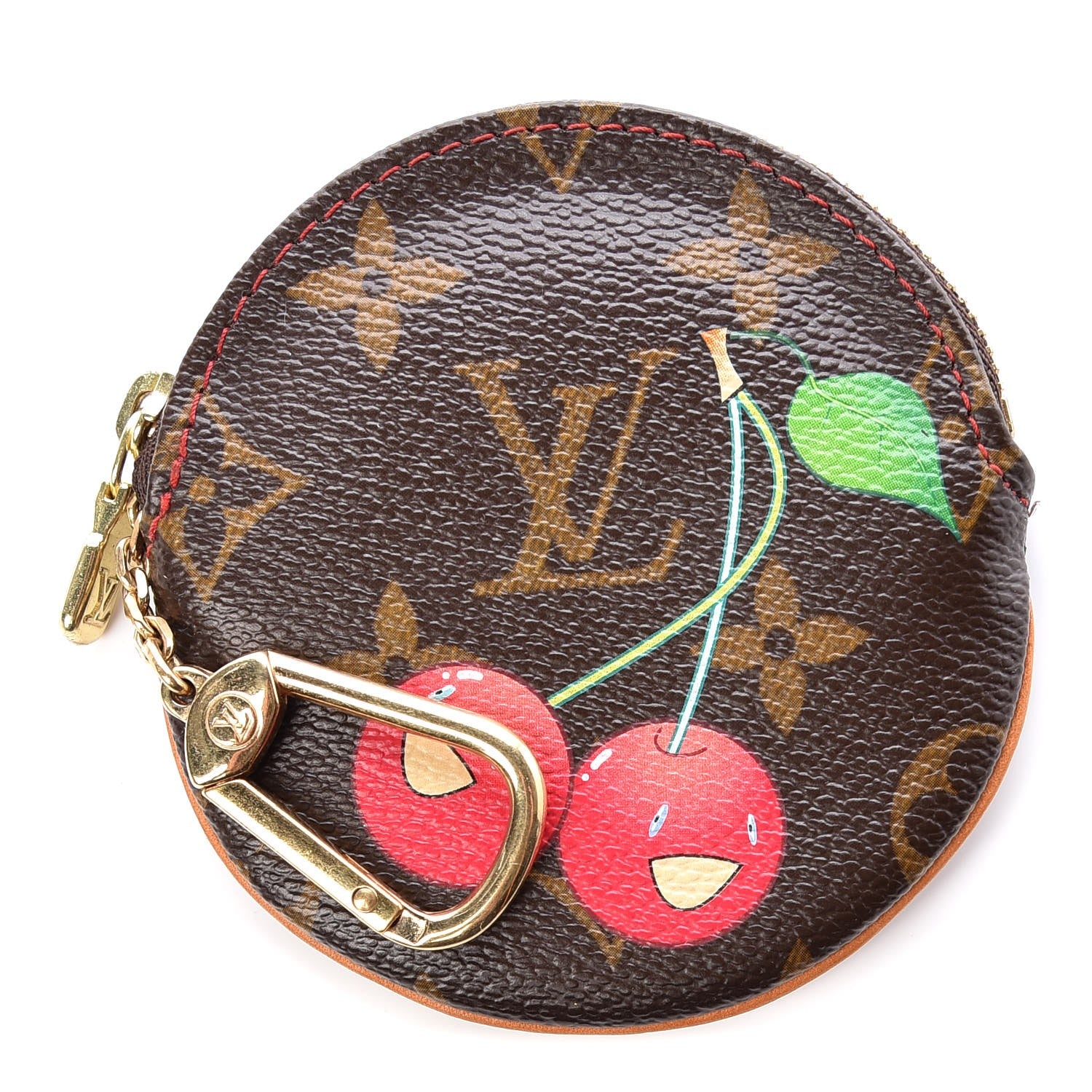 Louis Vuitton Monogram Cerises Round Coin Purse 1 of 6