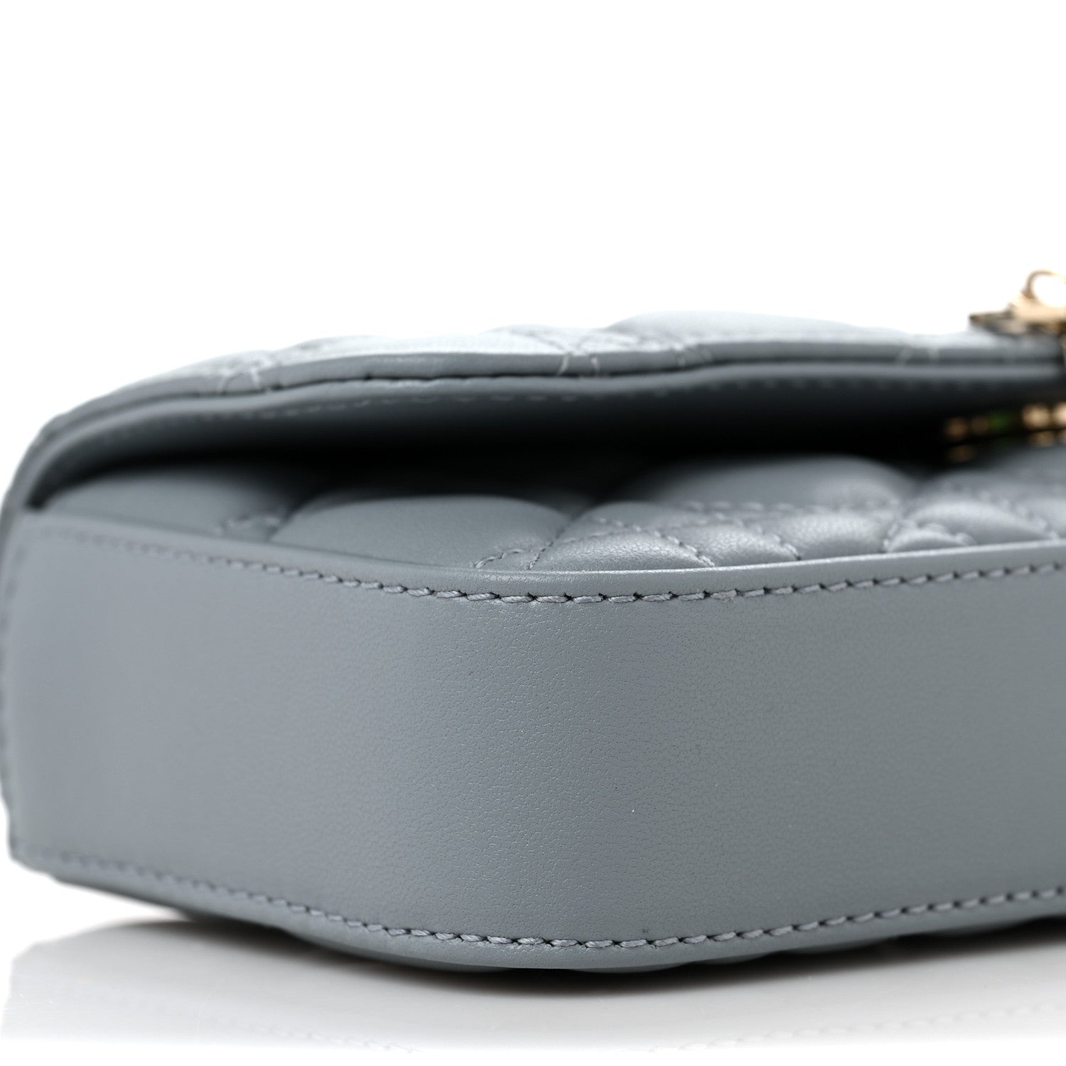 Christian Dior Lambskin Cannage Dior Talk Phone Pouch Cloud Blue 6 of 7