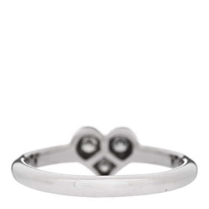 Tiffany Platinum Diamond Hearts Ring 49 5 3 of 4