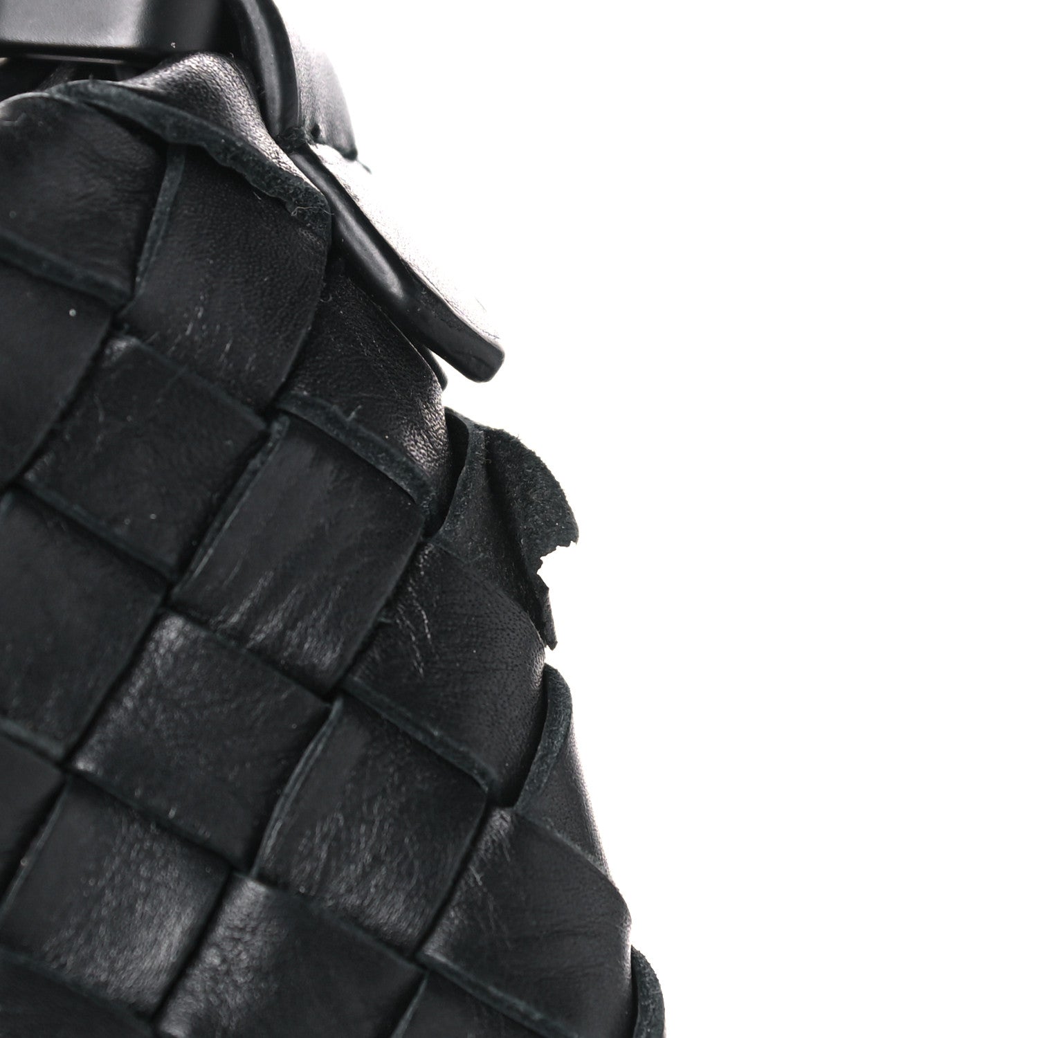 Bottega Veneta Nappa Intrecciato Crossbody Phone Holder Black 7 of 11