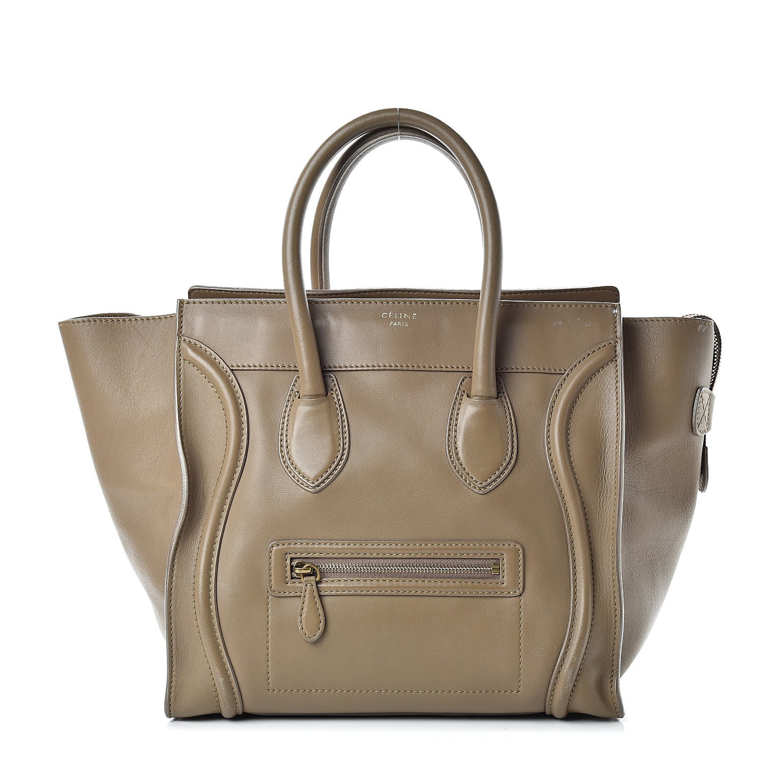 Celine Smooth Calfskin Mini Luggage Dune 1 of 24