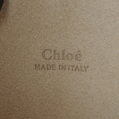 Chloe Calfskin Suede Medium Faye Shoulder Bag Carbon Grey 6 of 6