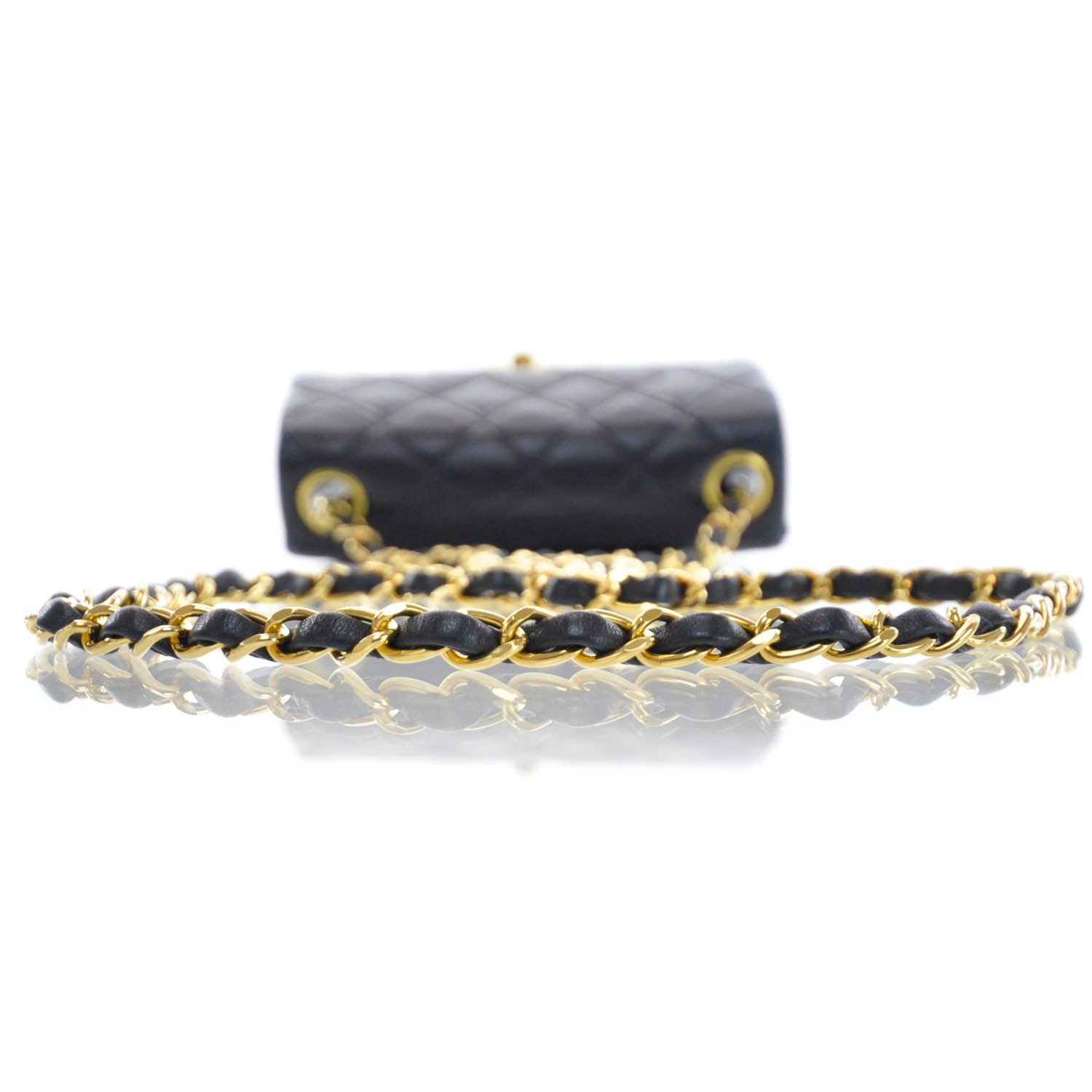 Chanel Lambskin Mini Flap Navy 4 of 10