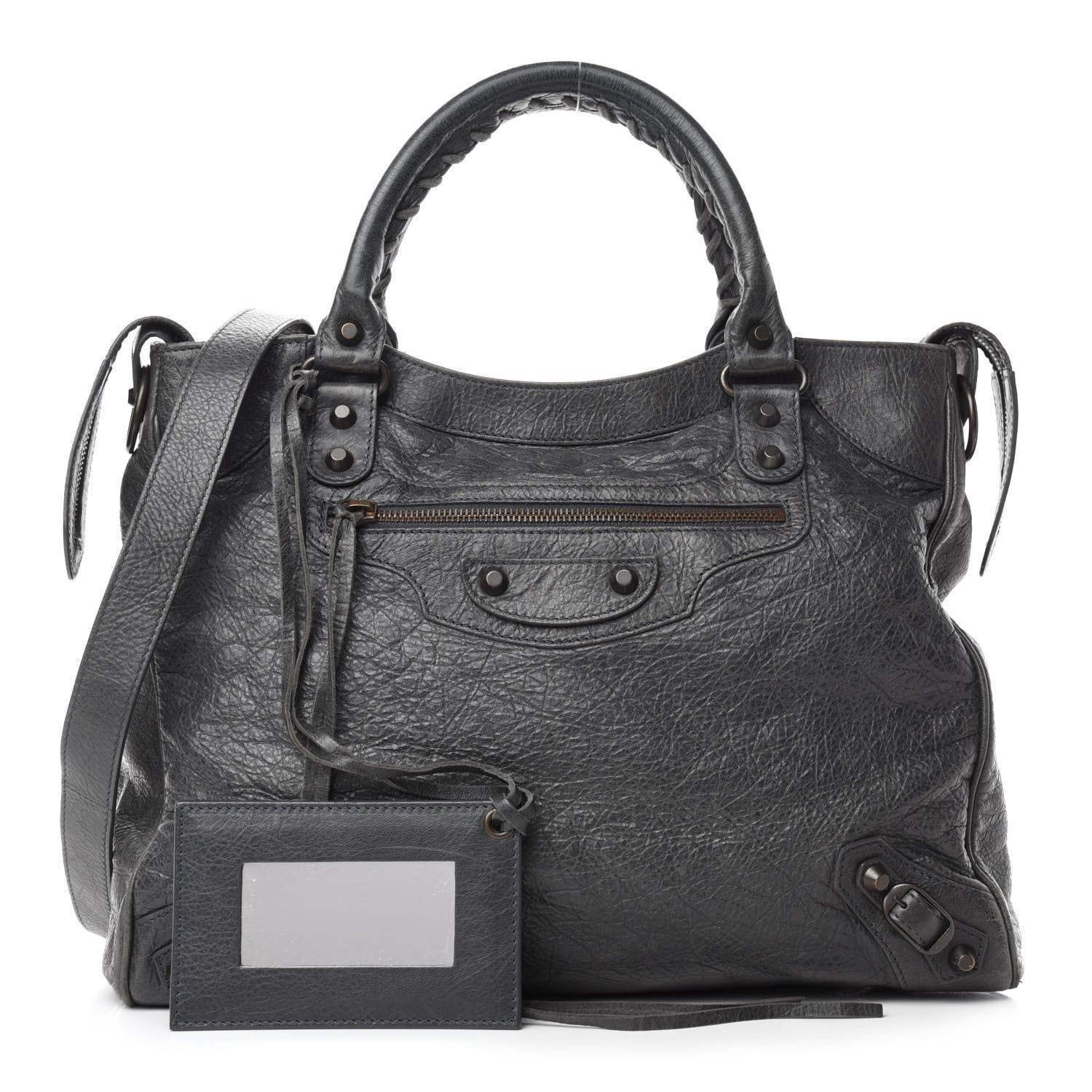 Balenciaga Agneau Classic Hardware Velo Anthracite 1 of 10