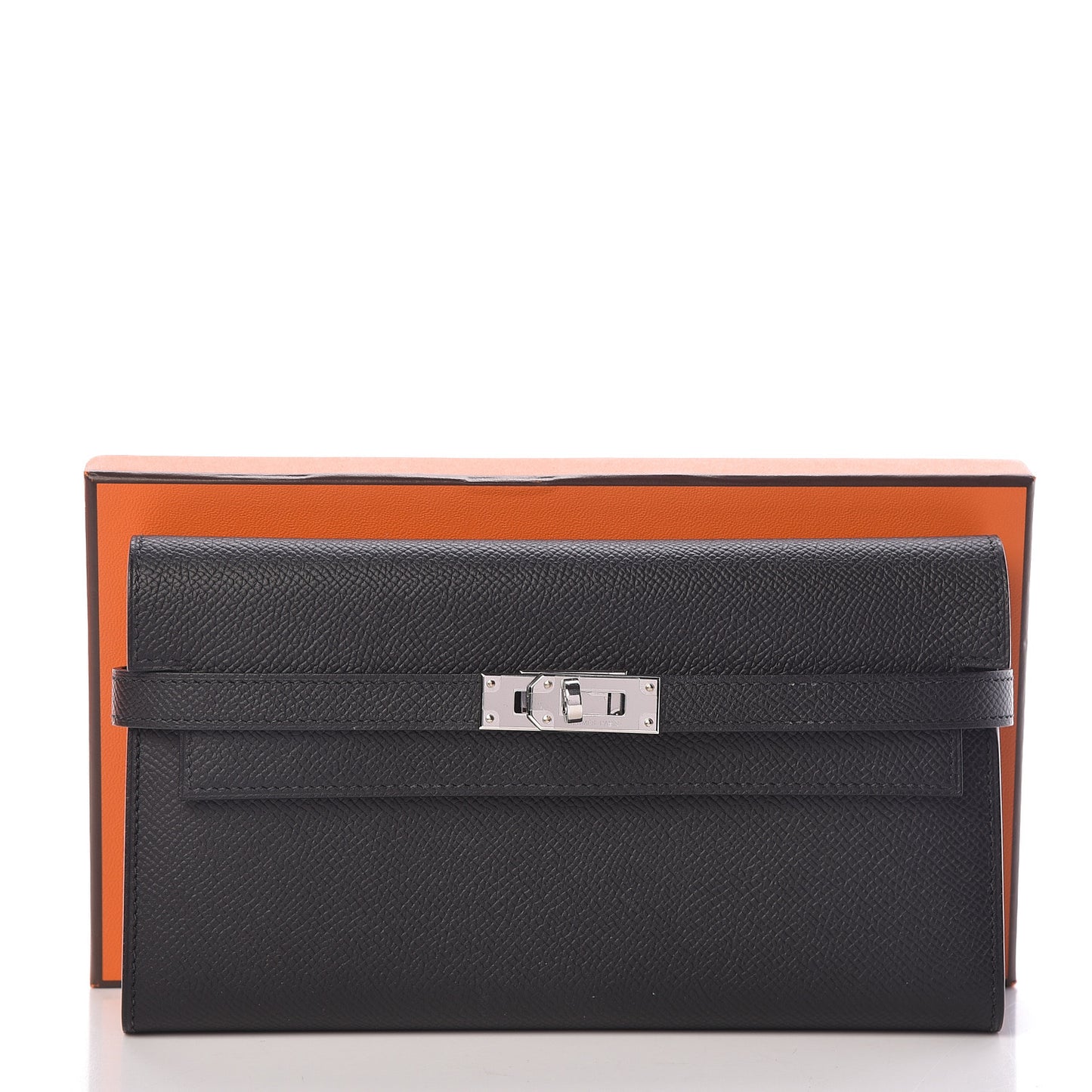 Epsom Kelly Longue Wallet Black