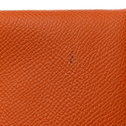 Hermes Epsom Calvi Card Case Orange 4 of 7