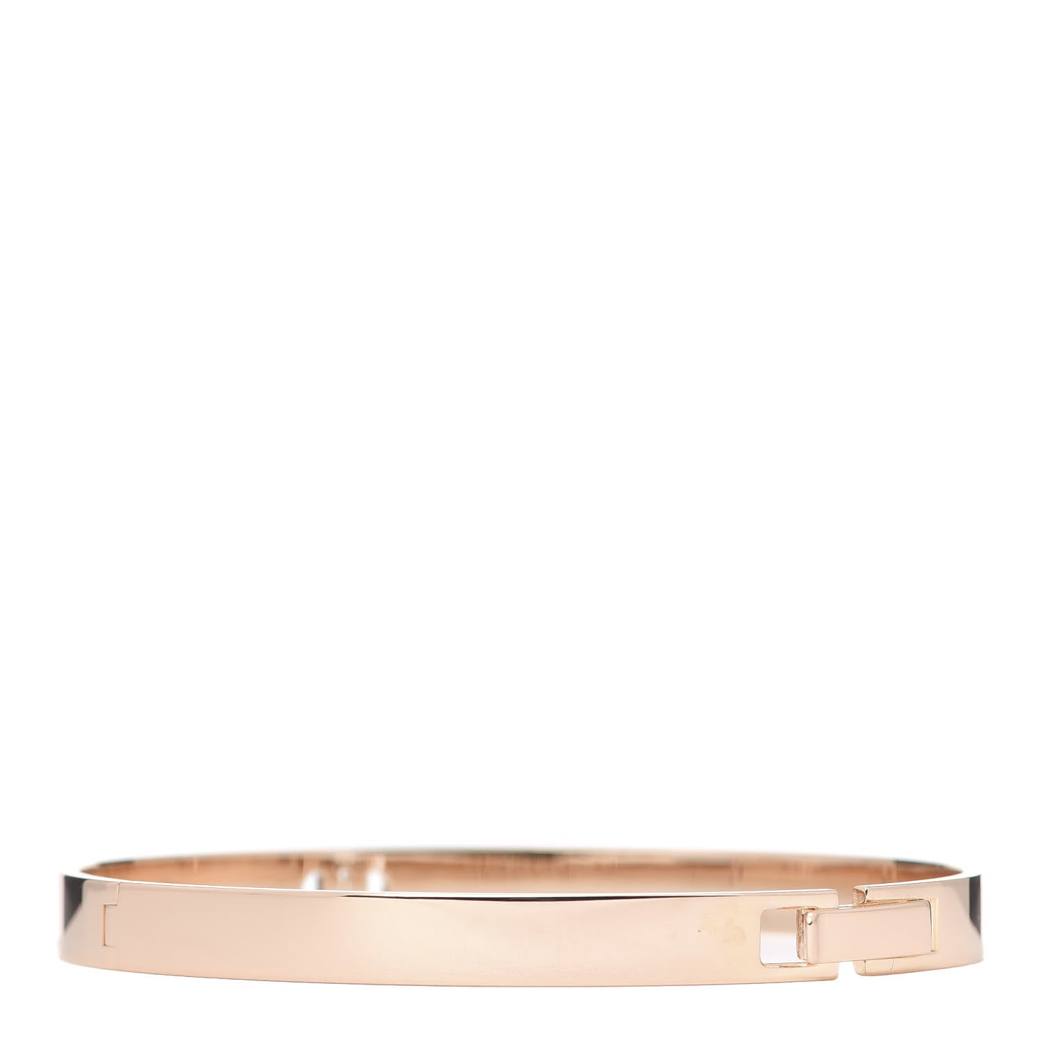 Hermes 18K Rose Gold Diamond PM H D'Ancre Bracelet SH 3 of 6