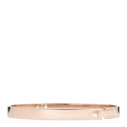 Hermes 18K Rose Gold Diamond PM H D'Ancre Bracelet SH 3 of 6