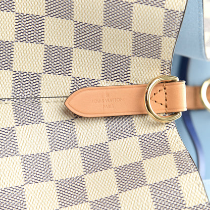 Louis Vuitton Damier Azur Braided Neonoe MM Blue 7 of 10