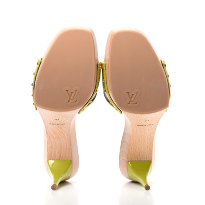 Louis Vuitton Monogram Multicolor Slides 41 Black 5 of 9