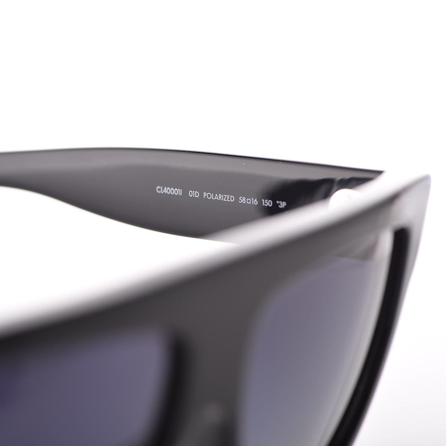 Acetate Aviator Polarized Sunglasses CL 40001 Black