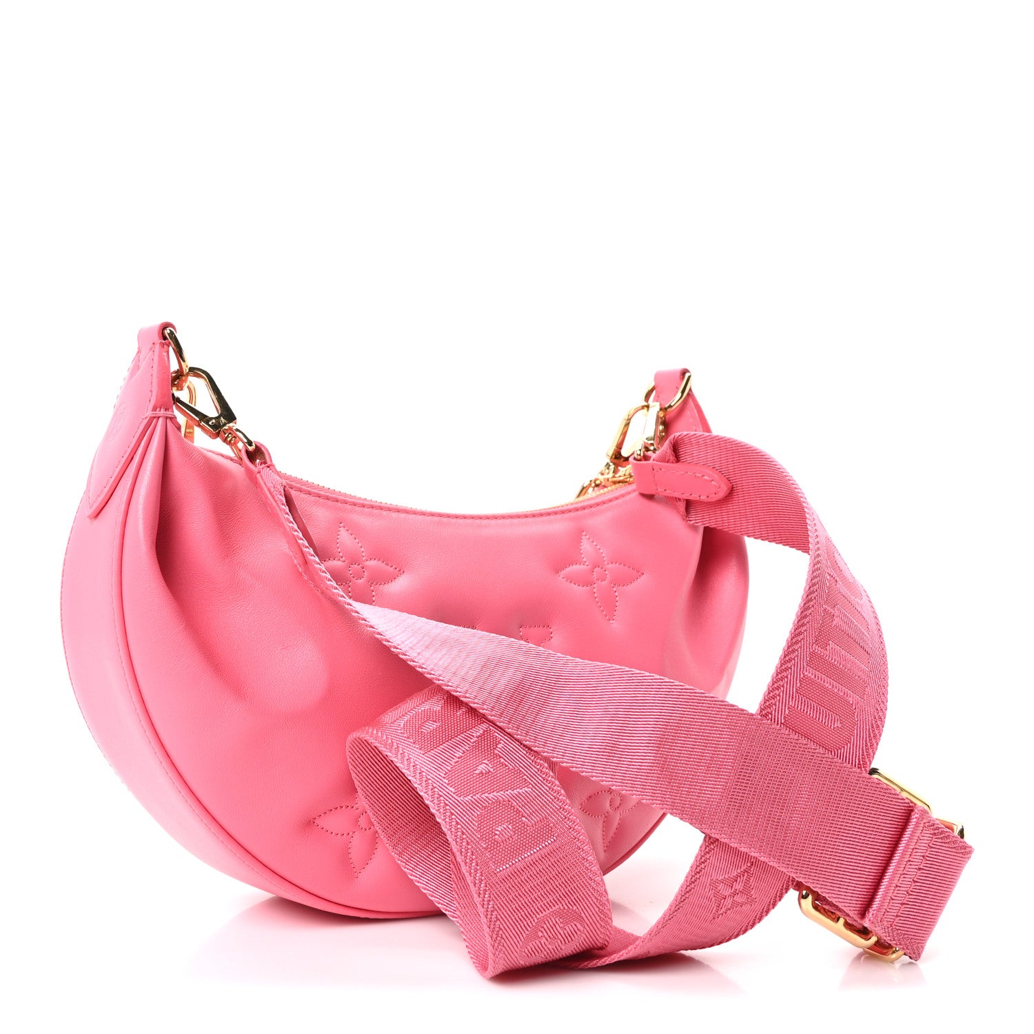 Louis Vuitton Calfskin Bubblegram Over The Moon Dragon Fruit 2 of 8