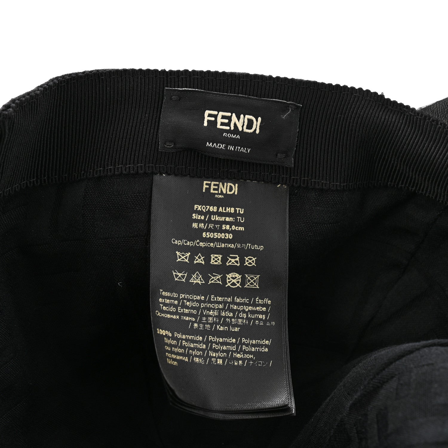 Fendi Jacquard FF Baseball Hat Black 1677887 – FASHIONPHILE