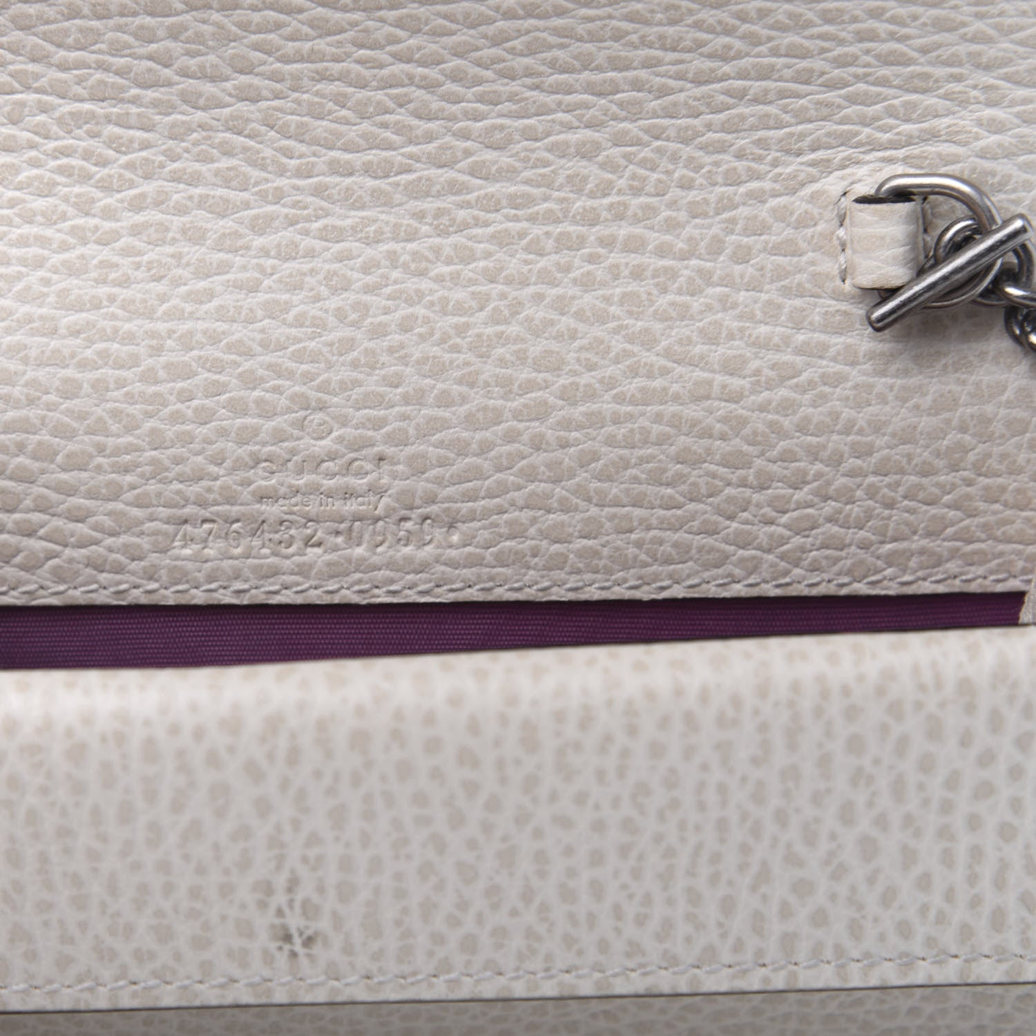Gucci Dollar Calfskin Crystal Super Mini Dionysus Shoulder Bag Mystic White Black Diamond 10 of 14