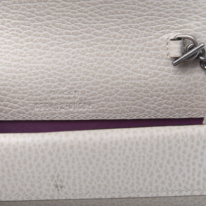 Gucci Dollar Calfskin Crystal Super Mini Dionysus Shoulder Bag Mystic White Black Diamond 10 of 14