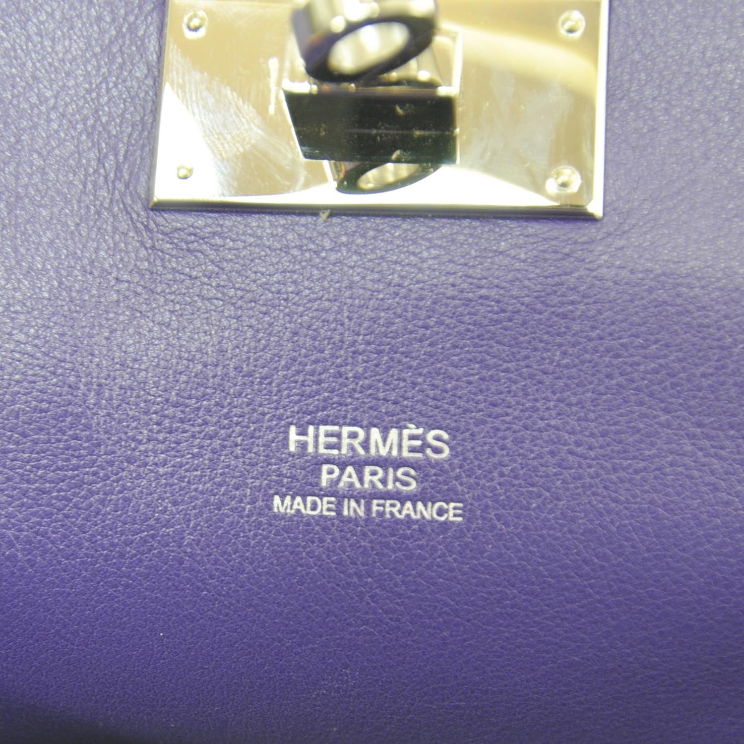 Hermes Veau Swift Toolbox 20 Iris Purple 7 of 12
